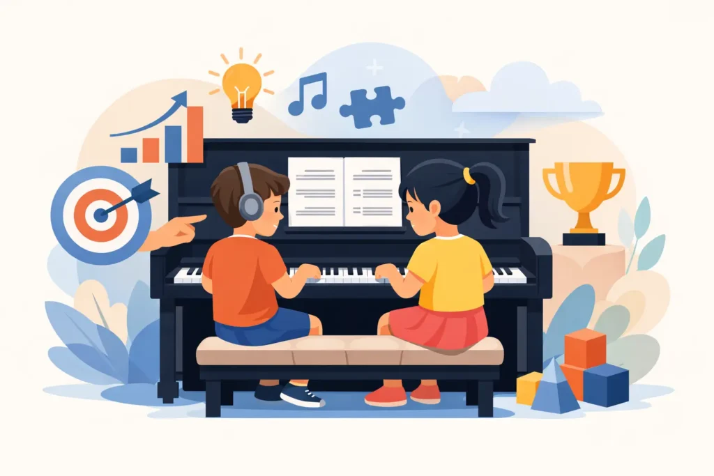 Piano Lessons for Kids That Build Skills