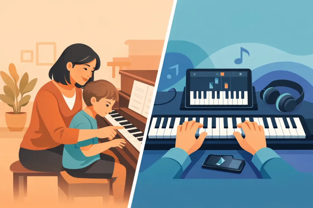 Private Teacher Versus Piano Apps: Which Fits?