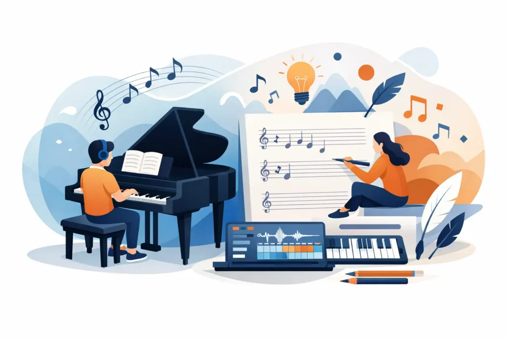 Piano Lessons With Composition Build Musicians