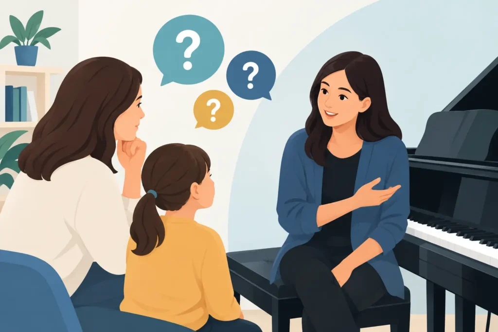Parent Questions About Piano Lessons Answered