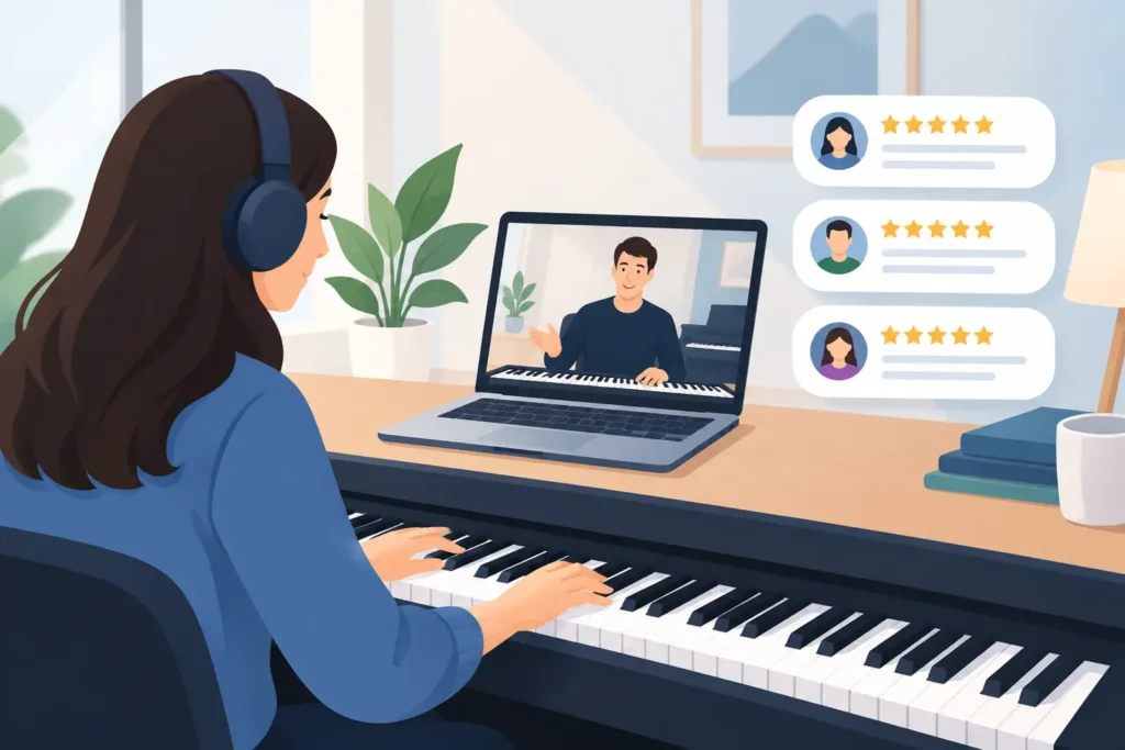 Online Piano Lesson Reviews That Actually Help